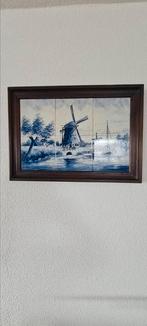 Delfts blauw tegel schilderij, Antiek en Kunst, Ophalen of Verzenden