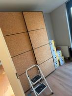 Twee kurken (Kirkenes) schuifdeuren IKEA, Huis en Inrichting, Kasten | Kledingkasten, Ophalen, Gebruikt, 100 tot 150 cm, 200 cm of meer