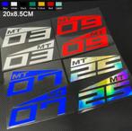 MT25 MT3 MT07 MT09 tank logo stickerset, Verzenden