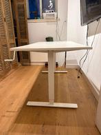 IKEA Skarsta zit-sta bureau 160 x 80, Ophalen, In hoogte verstelbaar, Gebruikt, Bureau