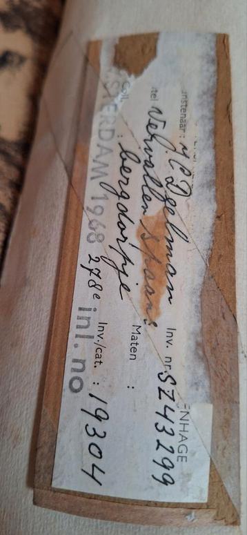 J. Deelman - Berglandschap - 1968 beschikbaar voor biedingen