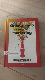 Bronis Verhage - Grondslagen van de marketing, Ophalen, Zo goed als nieuw, Economie en Marketing, Bronis Verhage; Marjolein Visser