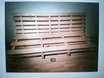 Pallet bed/bank, Ophalen, 90 cm, Tweepersoons, Zo goed als nieuw