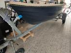 SLOEPJE MET TRAILER  EN 5 PK BB MOTOR 4 TAKT, Watersport en Boten, Sloepen, Ophalen, Tot 10 pk, Zo goed als nieuw, 3 tot 6 meter
