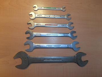 Zgan GEDORE steeksleutel set type No.6 met inch - af maten. beschikbaar voor biedingen