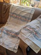 2 Theedoeken 1 werkdoek  passend bij boerenbont, Ophalen of Verzenden, Gebruikt