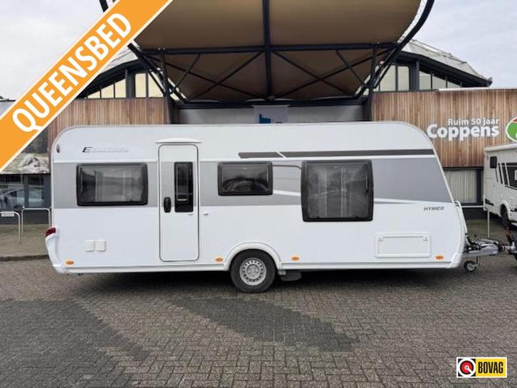 Eriba Exciting 470 2017 Mover,Tent, Luifel!!, Caravans en Kamperen, Caravans, Bedrijf, tot en met 4, 1000 - 1250 kg, Standaardzit