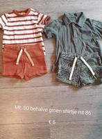 Zomersetjes jongen maat 80 behalve groen shirtje maat 86, Ophalen of Verzenden, Gebruikt, Jongetje, Overige typen