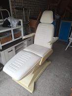 Witte Lederen Massagestoel/Behandelstoel, Huis en Inrichting, Ophalen
