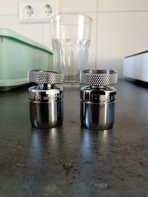 Kraan straalregelaar/perlator M22F Draaibaar Chroom. Nieuw., Doe-het-zelf en Verbouw, Sanitair, Nieuw, Kraan, Chroom, Ophalen of Verzenden