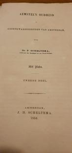 Amstel's oudheid of Merkwaardigheden Amsterdam-deel 2 - 1856, Ophalen of Verzenden, Gelezen, Dr P Scheltema