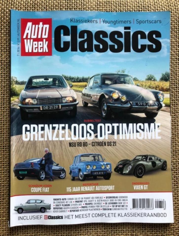 AWC: Citroen DS21, NSU Ro80, Peugeot 404, Vixen GT, Boeken, Auto's | Folders en Tijdschriften, Zo goed als nieuw, Algemeen, Ophalen of Verzenden