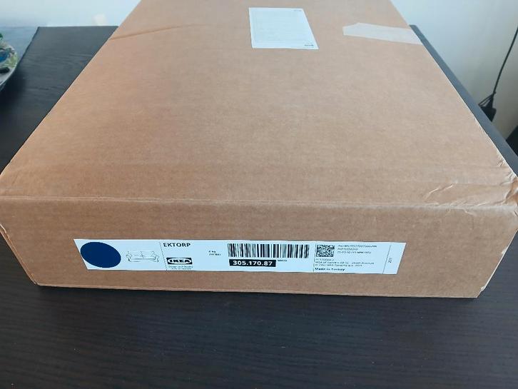 Ikea Ektorp, hoes 2-zits bank. Hillared donkerblauw., Huis en Inrichting, Stoffering | Tapijten en Kleden, Nieuw, 50 tot 100 cm