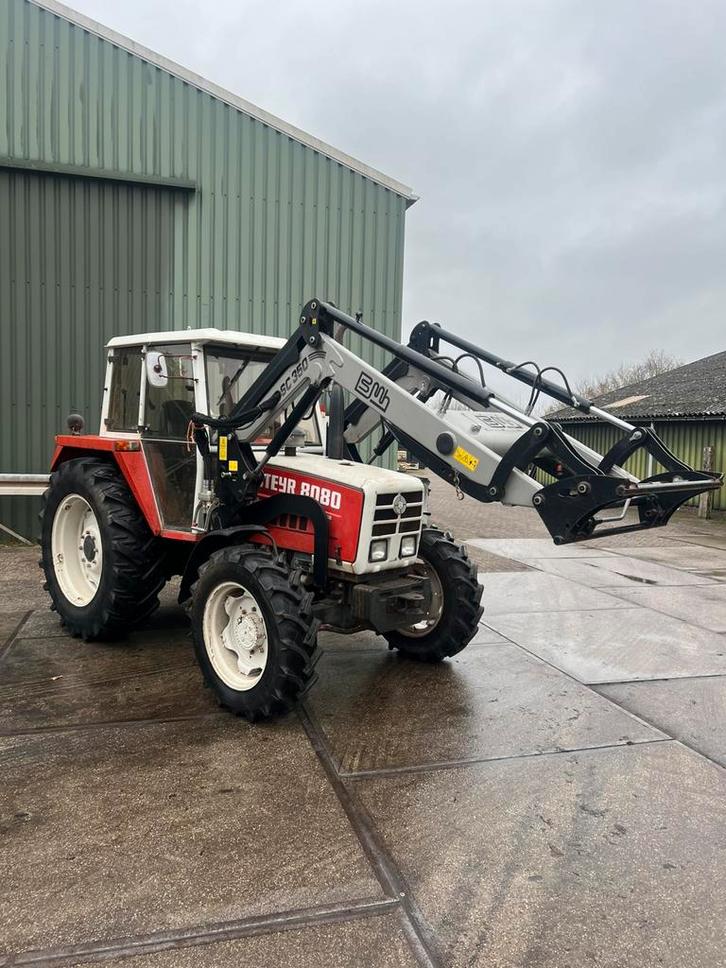 Steyr 8080 turbo 40 kmh 4wd frontlader 2014! Tractor trekker, Zakelijke goederen, Agrarisch | Tractoren, Steyr, Ophalen of Verzenden