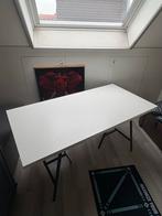Bureau / Tafel - Blad op schragen, Ophalen, Kunststof, Gebruikt, 50 tot 100 cm