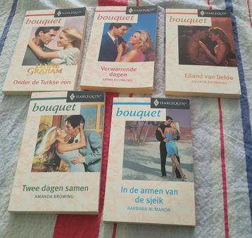 5 boekjes Bouquet reeks OP TE HALEN IN UTRECHT!!!! beschikbaar voor biedingen