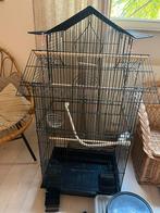 Vogelkooi voor kleine vogels zoals zebravinkjes, Dieren en Toebehoren, Ophalen, Gebruikt, Metaal, Vogelkooi