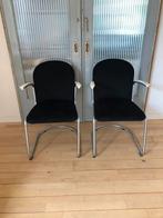 Gispen Dutch Originals 413 R, Huis en Inrichting, Stoelen, Ophalen of Verzenden, Zo goed als nieuw, Zwart, Twee