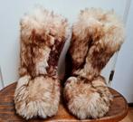 Winterboots snowboots geitenvacht vintage maat 40 uniek, Overige typen, Saba, Gedragen, Ophalen