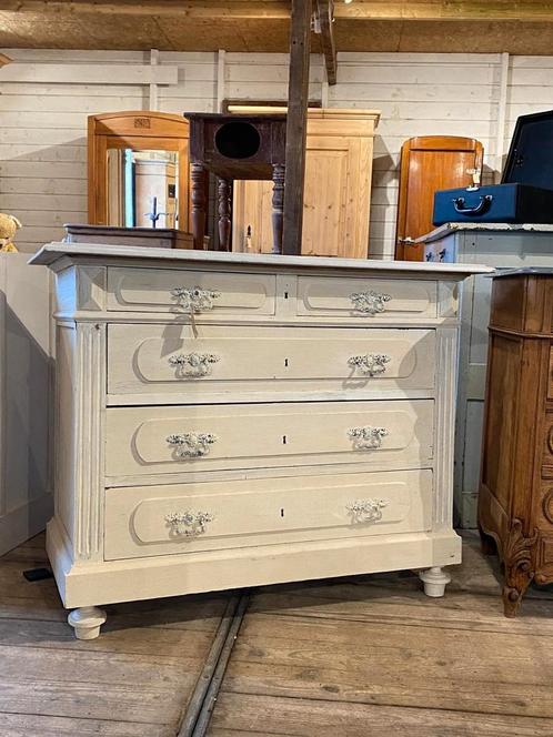 Sleetse brocante kast ladekast commode, Antiek en Kunst, Antiek | Meubels | Kasten, Ophalen