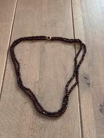 Granaten collier met 14K gouden sluiting, Sieraden, Tassen en Uiterlijk, Kettingen, Gebruikt, Ophalen of Verzenden, Steen of Mineraal