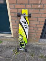 Tribe Longboard met PU rubbers+Carbon steel lagers, Ophalen of Verzenden, Gebruikt, Skateboard, Longboard