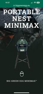 Te koop gevraagd big green egg mini nest, Tuin en Terras, Houtskoolbarbecues, Ophalen of Verzenden, Zo goed als nieuw