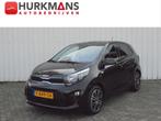 Kia Picanto 1.0 DPi AIRCO LM-VELGEN CRUISE CONTROL NL-AUTO, Auto's, Stof, Gebruikt, 4 stoelen, Zwart