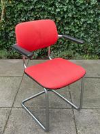 Gispen 1125 Stoel met Armleuning  André Cordemeyer  ca. 1975, Huis en Inrichting, Stoelen, Ophalen, Gebruikt, Gispen stalenbuis meubelen