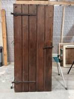 Kasteeldeuren hardhout eiken oude deur, Ophalen of Verzenden, Buitendeur, 200 tot 215 cm