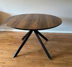 Woood Bruno walnoot eettafel, Ophalen, Rond, Zo goed als nieuw, Vier personen