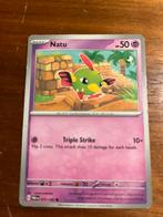Natu Pokémonkaart - PAR 071/182, Ophalen of Verzenden, Zo goed als nieuw, Losse kaart