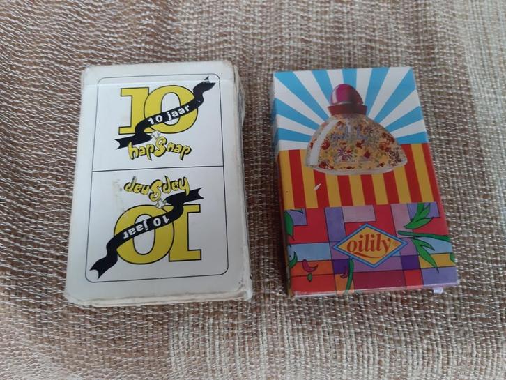 10 jaar hapsnap spel, Oilily kaartspel, Hobby en Vrije tijd, Gezelschapsspellen | Kaartspellen, Gebruikt, Een of twee spelers
