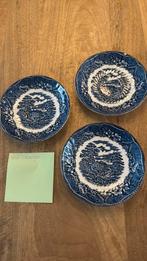3 bordjes engels servies “ old castle “, Antiek en Kunst, Ophalen