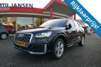 Audi Q2 35 TFSI S EDITION  AUTOMAAT   150 PK  NL-AUTO / CAME, Auto's, Audi, 4 cilinders, Zwart, Origineel Nederlands, 19 km/l