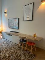 Ikea Besta bovenblad van 4cm rustiek eiken hout, Eikenhout, Nieuw, Ophalen of Verzenden, Minder dan 100 cm
