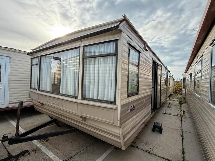 Cosalt Vienna 370 x 10.50 / 3 slk /douche/ toilet + Gebracht, Caravans en Kamperen, Stacaravans, tot en met 4, Ophalen of Verzenden