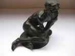 Bronzen Beeldje van Felix Charpentier, Ophalen of Verzenden, Zo goed als nieuw, Mens