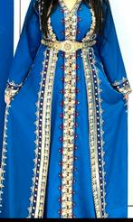 Diepblauwe takchita met rood en gouden details, Blauw, Ophalen of Verzenden, Zo goed als nieuw, Overige typen