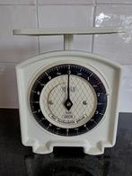 huishoud weegschaal vitage jaren 60 creme, Antiek en Kunst, Ophalen of Verzenden