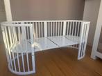 Stokke Sleepi (bank)bed wit, Ophalen, Zo goed als nieuw, 160 tot 180 cm, Minder dan 70 cm