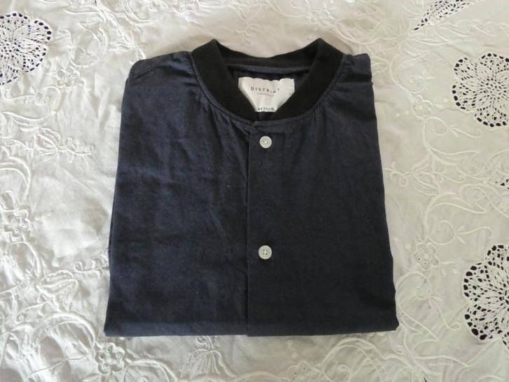 Zgan heren jongens overhemd Distrikt Norrebro donkerblauw M, Kleding | Heren, Overhemden, Zo goed als nieuw, Halswijdte 39/40 (M)