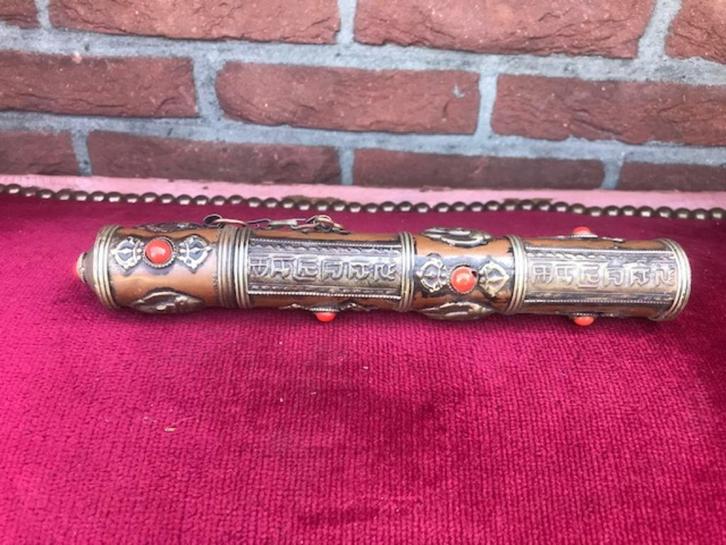 Koperen Wierookstaafjes Houder, Tibet, Antiek en Kunst, Kunst | Niet-Westerse kunst, Ophalen of Verzenden