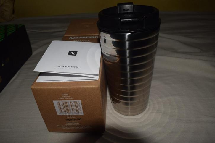 Nespresso Travel Mug, Huis en Inrichting, Keuken | Servies, Nieuw, Kop(pen) en/of Schotel(s), Overige stijlen, Glas, Ophalen of Verzenden