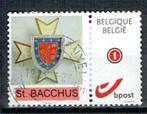 België 2013 St. Bacchus Wapen met tab, Postzegels en Munten, Postzegels | Europa | België, Ophalen, Gestempeld