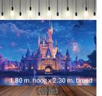 Disney kasteel achterwand backdrop HUUR kinderverjaardag, Ophalen, Zo goed als nieuw, Verjaardag
