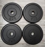 Halterschijven 4x5kg Totaal 20kg Gietijzer 30mm, Sport en Fitness, Fitnessmaterialen, Ophalen, Zo goed als nieuw