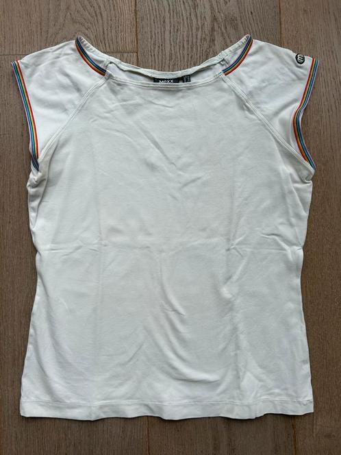 wit mouwloos regenboog (sport)shirt maat XL (M) MEXX, Kleding | Dames, Sportkleding, Gedragen, Maat 38/40 (M), Wit, Ophalen of Verzenden