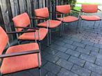 Stoelen, Eetkamerstoelen, 5-6 stuks, vintage 1968, Huis en Inrichting, Fauteuils, Ophalen, Metaal, Minder dan 75 cm, Zo goed als nieuw