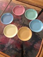 P Regout, set petit four schoteltjes in pastel kleur., Antiek en Kunst, Antiek | Porselein, Ophalen of Verzenden